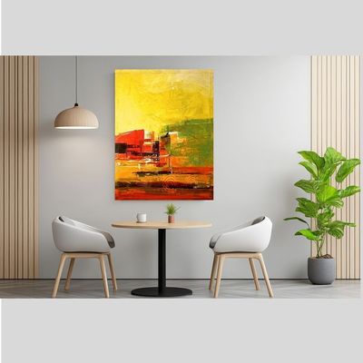 Handmade Wall Art L96 x W78 - Multicolour