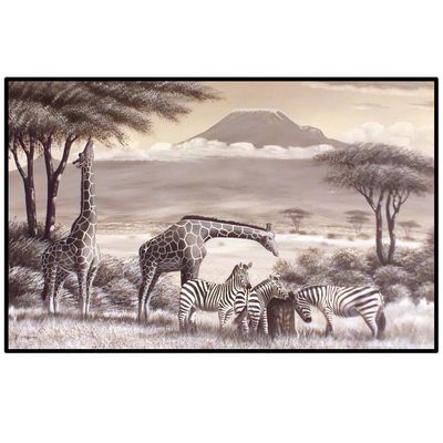 Handmade Wall Art L101 x W152 - Black and White