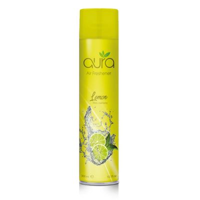 Aura Air Freshener Regular - Lemon - 300 Ml - Set of 01