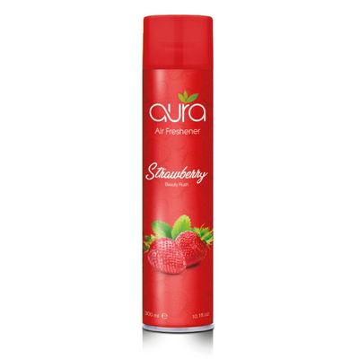 Aura Air Freshener Regular - Strawberry - 300 Ml - Set of 01