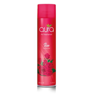 Aura Air Freshener Regular - Rose - 300 Ml - Set of 01