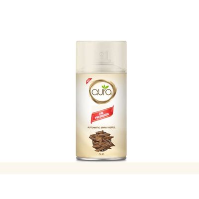 Aura Auto Spray Air Freshner - Oud Aroma - 250 Ml - Set of 01