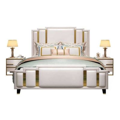 Dream Siesta American Style Luxurious Bed L230 x W210 x H130 - White