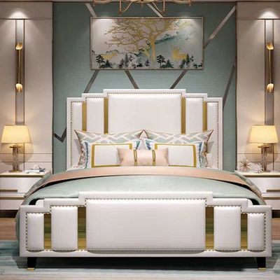 Dream Siesta American Style Luxurious Bed L230 x W210 x H130 - White
