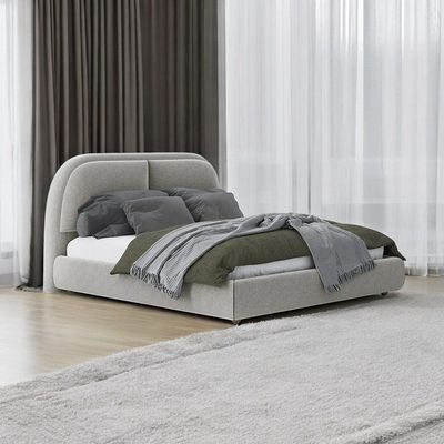 Linea Modern Bed L215 x W220 x H110 - Grey