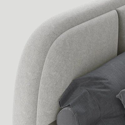 Linea Modern Bed L215 x W220 x H110 - Grey