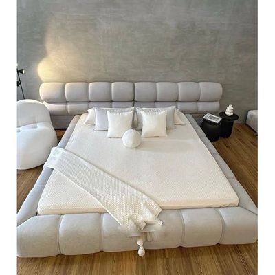 Majestic Haven Overhang Platform Bed L233 x W193 x H75 - White