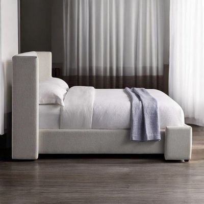 Moderno Comfy Off-White Bed L215 x W220 x H110 - White