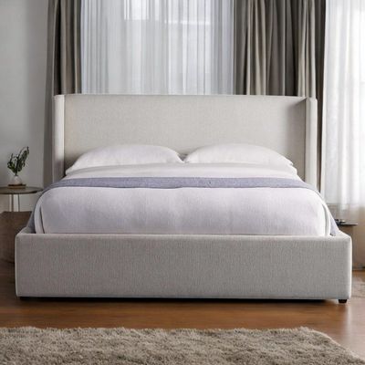 Moderno Comfy Off-White Bed L215 x W220 x H110 - White