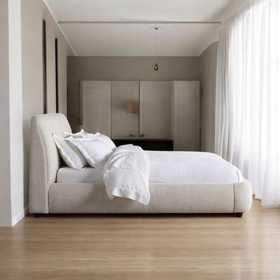 Regina King size Bed L215 x W220 x H110 - Beige