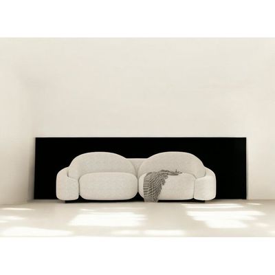Aeris 2 Seater Sofa Boucle Fabric L115 x W300 x H85 - Beige