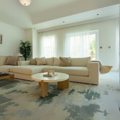 Celeste Cozy L-Shape Sofa L177 x W330 x H75 - Off-White