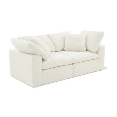 Cloud Feather Sofa 2-Seater L100 x W200 x H75 - White