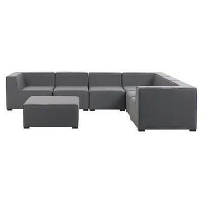 Haisleigh 7-Piece Upholstered Sectional Sofa L250 x W320 x H65 - Grey