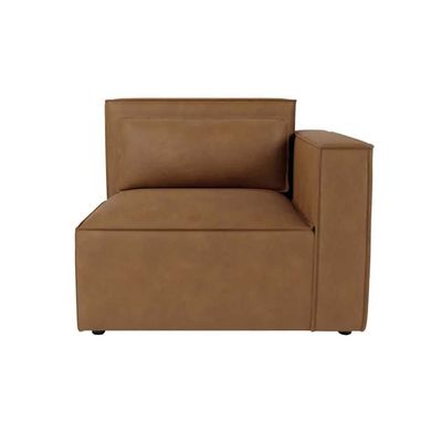 Kustom Deco Faux Leather Sectional Sofa L100 x W270 x H75 - Brown