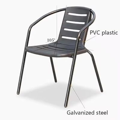 Stylish 3-Piece Garden Dining Set: Anthracite & Brown Poly Rattan Patio Furniture – Perfect for Outdoor Dining & Balcony Retreats L52 x W42 x H72 - Black