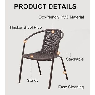 Dining Set 5 Piece Outdoor Furniture Patio Dining Table and Chair Balcony Dinner Table Dinner Chair Poly Rattan Anthracite & Grey L52 x W44 x H70 - Grey