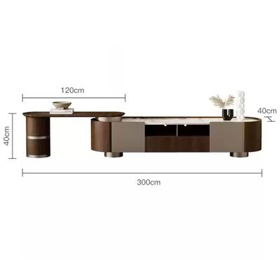 TV Table Real Wood With Adjustable and Extended part 200 upto 320cm