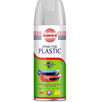 Asmaco Plastic Spray - Matt Grey - 400 Ml - Set of 01