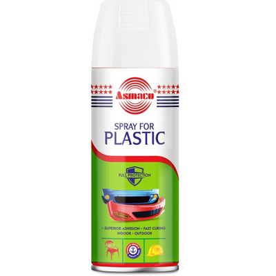 Asmaco Plastic Spray - Matt White - 400 Ml - Set of 01