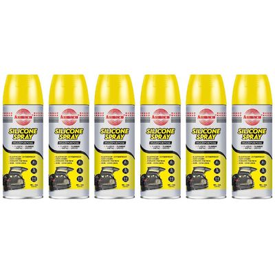 Asmaco Silicone Spray - 400 Ml - Set of 06