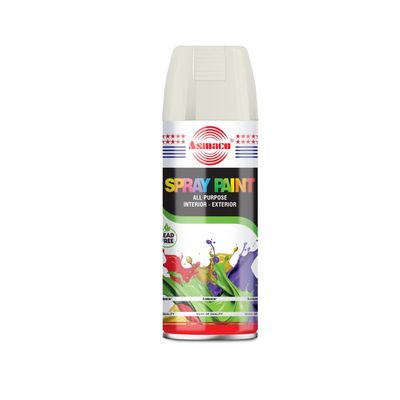 Asmaco Spray Paint - Cream - 400 Ml - Set of 01