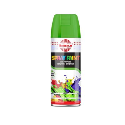 Asmaco Spray Paint - Fluorescent Green - 400 Ml - Set of 01