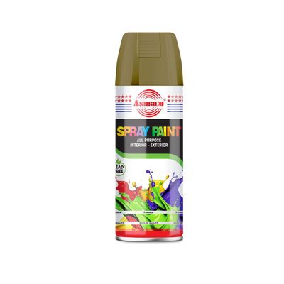 Asmaco Spray Paint - Gold - 400 Ml - Set of 01