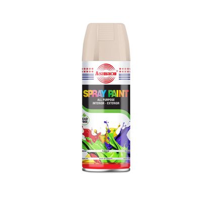 Asmaco Spray Paint - Ivory - 400 Ml - Set of 01