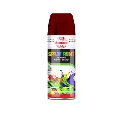 Asmaco Spray Paint - Maroon - 400 Ml - Set of 01