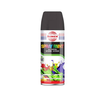 Asmaco Spray Paint - Matt Black - 400 Ml - Set of 01
