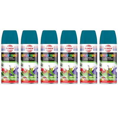 Asmaco Spray Paint - Oxford Blue - 400 Ml - Set of 06