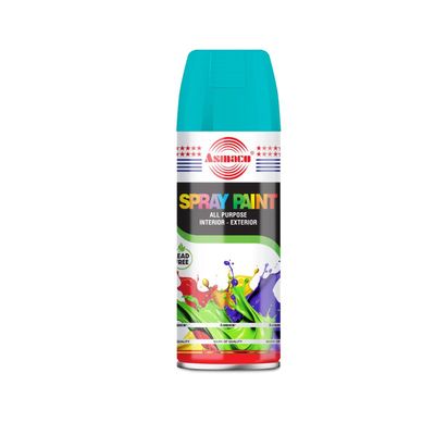 Asmaco Spray Paint - Water Blue - 400 Ml - Set of 01
