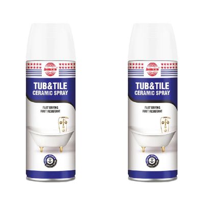 Asmaco Tub & Tile Ceramic Spray - 400 Ml - Set of 02