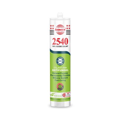 Asmaco 2540 Silicone Sealant - Brown - 280 Ml - Set of 01