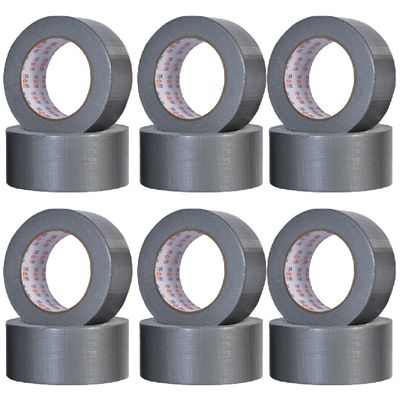 Asmaco Duct Tape - Grey - 40 Mm x 20 Yards - Set of 06