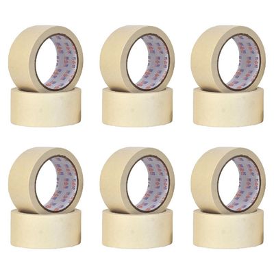 Masking Tape Normal Grade - White - 24 Mm x 25 Yards - Set of 06