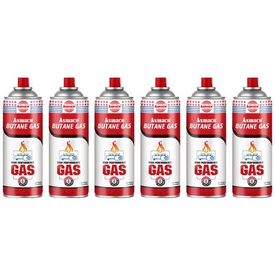 Asmaco Butane Portable Gas - 227G - Set of 06