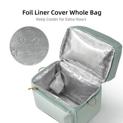 Sunveno Breastmilk Cooler Bag with Detachable Insulation Box Set - Green
