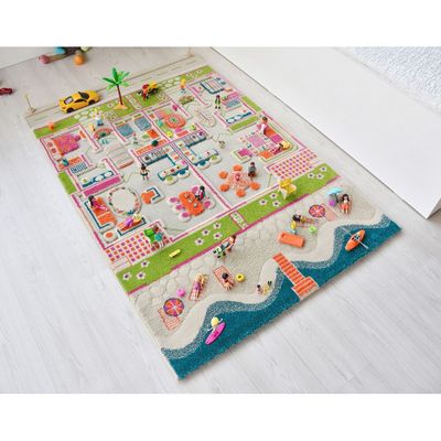 IVI 3D Play Carpet, Playhouse design - Medium Size (150cm x 100cm)