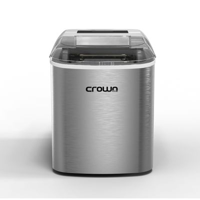 Crownline IM-162A Portable Ice Maker, 15kg/24 Hours Capacity, 220-240V, 120W, R134a Refrigerant 