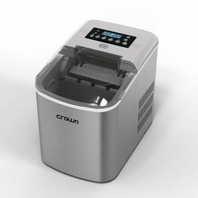 Crownline IM-162A Portable Ice Maker, 15kg/24 Hours Capacity, 220-240V, 120W, R134a Refrigerant 
