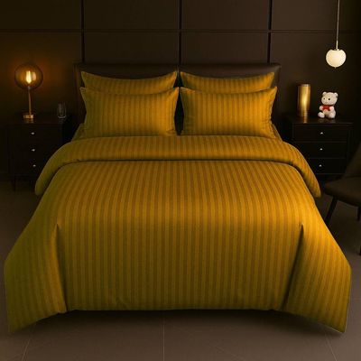 4-Piece Duvet Cover Set –Single Size, Includes 1 Duvet Cover(150x200cm), 1 Fitted Sheet(120x200+20cm) 2 Pillowcases(53x75cm)