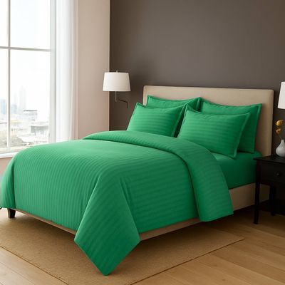 4-Piece Duvet Cover Set –Single Size, Includes 1 Duvet Cover(150x200cm), 1 Fitted Sheet(120x200+20cm) 2 Pillowcases(53x75cm)