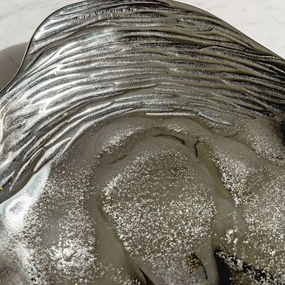 Seashell Metal Platter Seashell Metal Platter