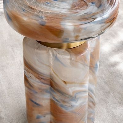 Clover Glass Table Clover Glass Table