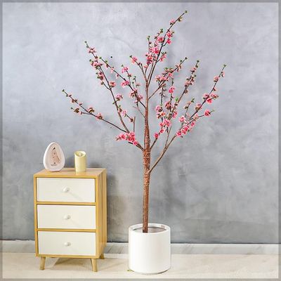 Yatai Artificial Cherry Blossom Tree, Realistic Silk Flowers & Delicate Branches Faux Tree, Waterproof, UV Resistant & Maintenance-Free Fake Plants for Home Office Events & Wedd Decor (Pink, 170cm)