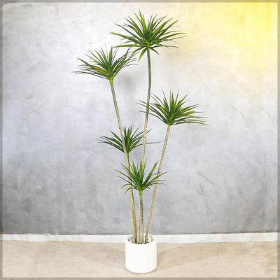 Yatai 7ft Tall Artificial Dracaena Tree, Nearly Natural Artificial Plants with Pots, Maintenance-Free & UV Resistant Fake Plants, Long-Lasting Faux Plants for Home, Office, Patio, Balcony Decor
