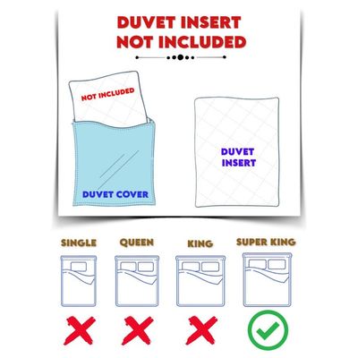 6 Pieces Super King Size Bedding Cover Set - Dark Grey
