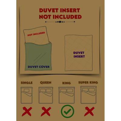 6 Pieces King Size Duvet Cover Set with Fitted sheet and Pillowcases - Navy Blue